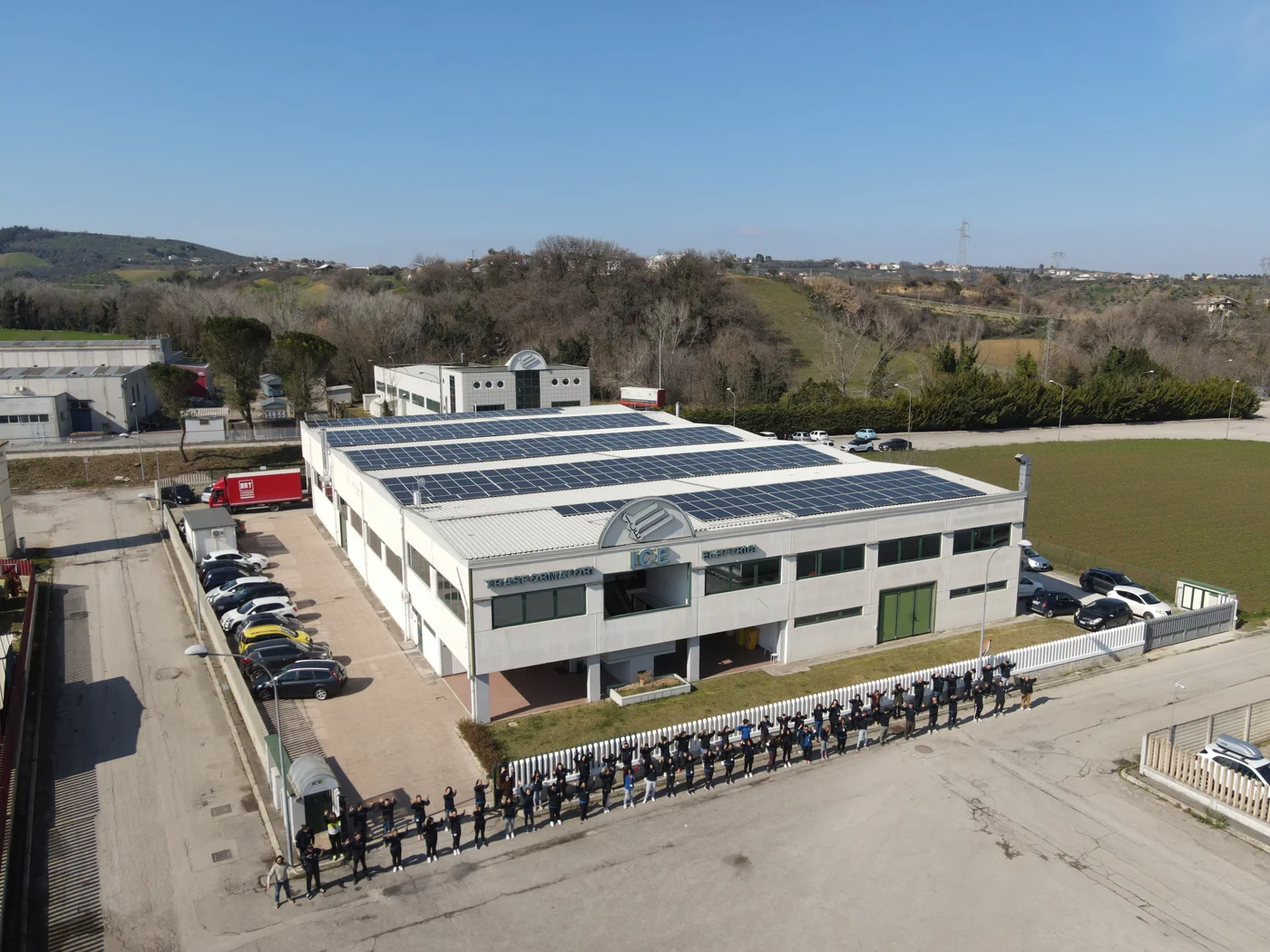 Exterior view of ICE’s premises